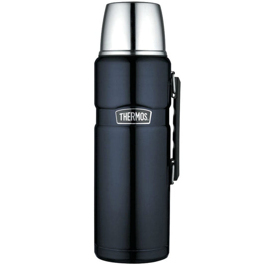 Thermos King Stainless Steel Vacuum Insulated Flask 1.2L - Midnight Blue