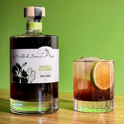 Triffid Tonic 200ml Hibiscus and Fresh Ginger Tonic Water Syrup