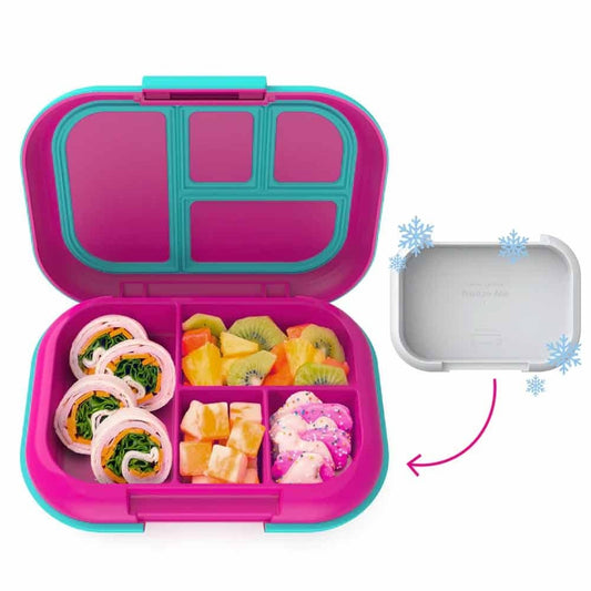Bentgo Kids CHILL Leak-proof Bento Lunch Box Fuchsia Teal
