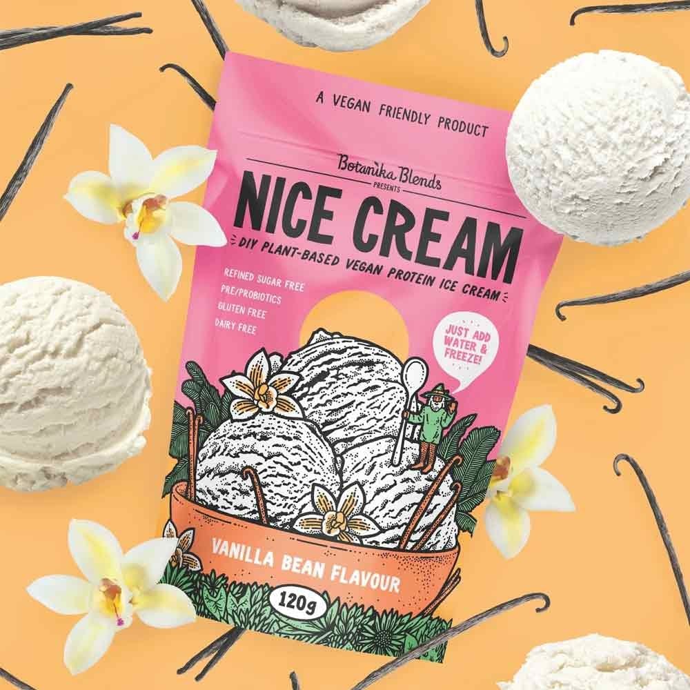 Botanika Blends Nice Cream DIY Vegan Protein Ice Cream 120g - Vanilla Bean
