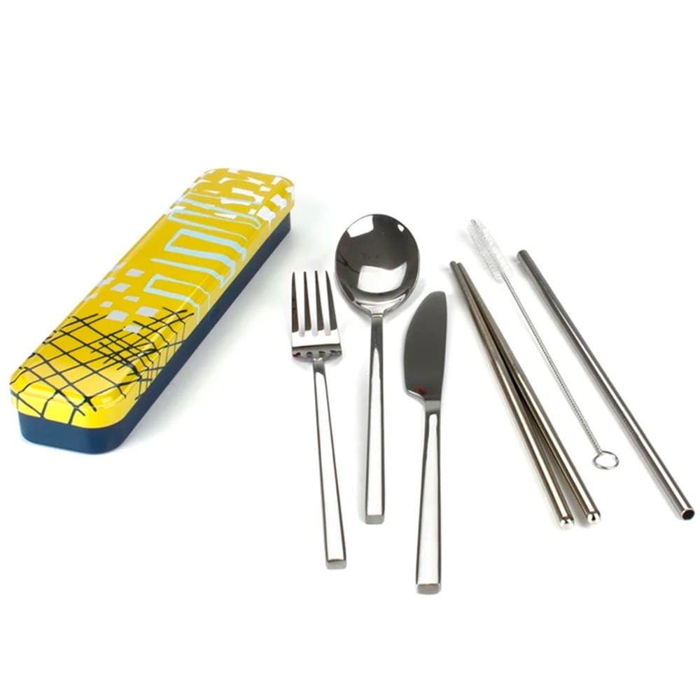 Buy Carry Your Cutlery Travel Cutlery Set Abstract Online