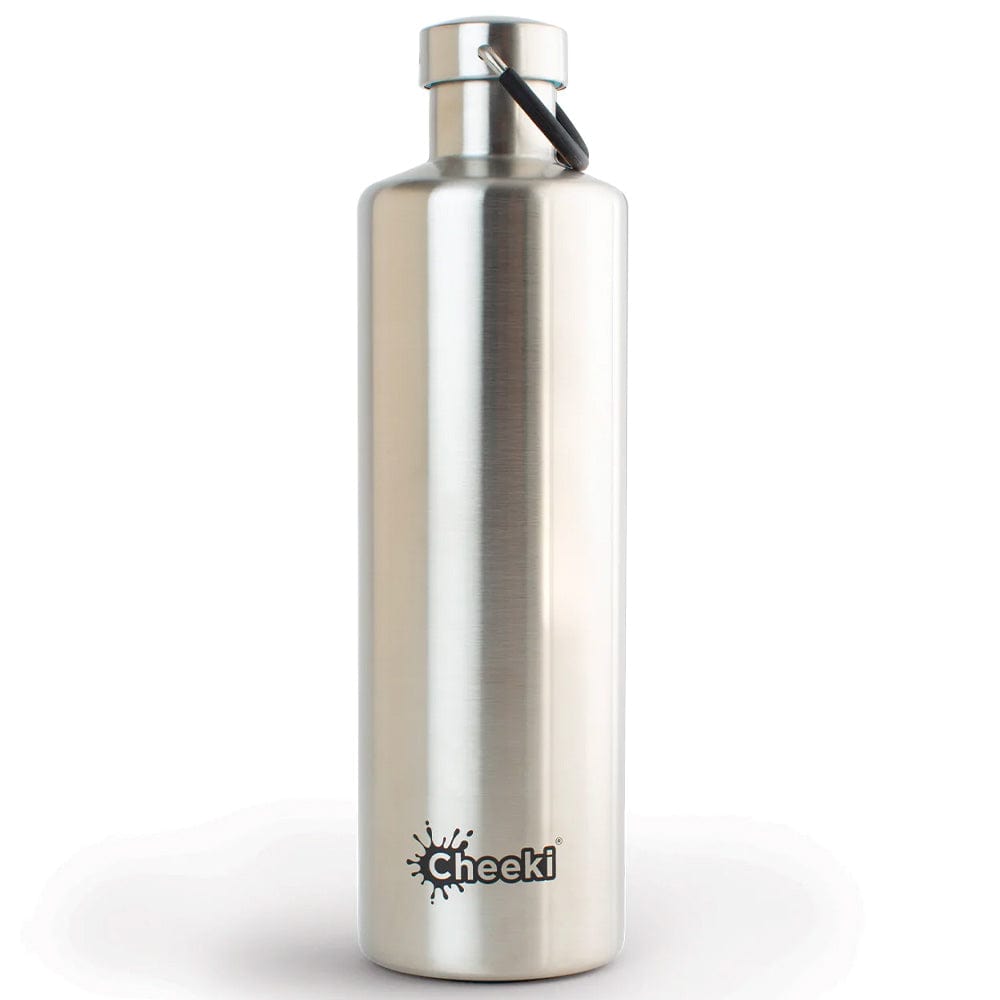 Cheeki 1L Stainless Steel Insulated Bottle - Silver