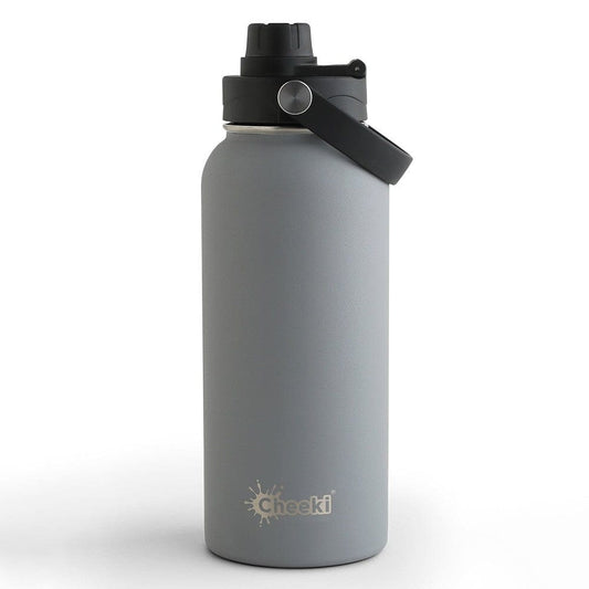 Cheeki Insulated Adventure Bottle 1L - Slate