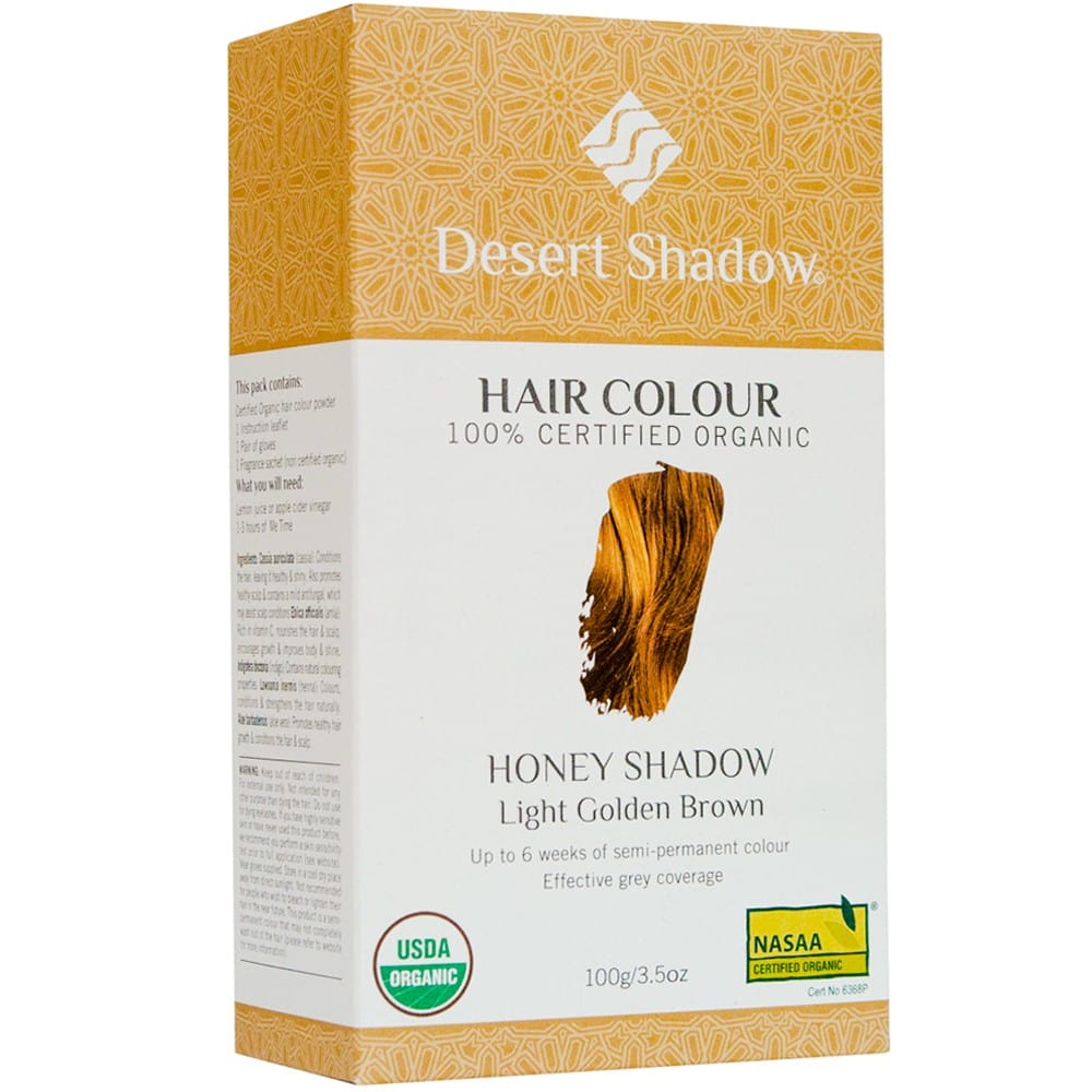 Desert Shadow Organic Hair Colour 100g - Honey Shadow