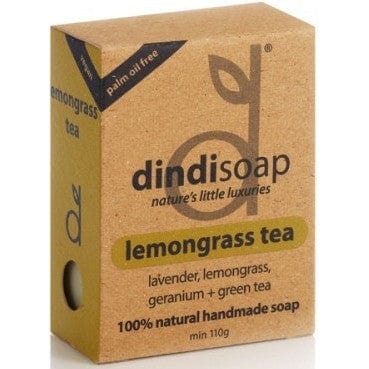 Dindi Naturals Boxed Soap Bar 110g - Lemongrass Tea