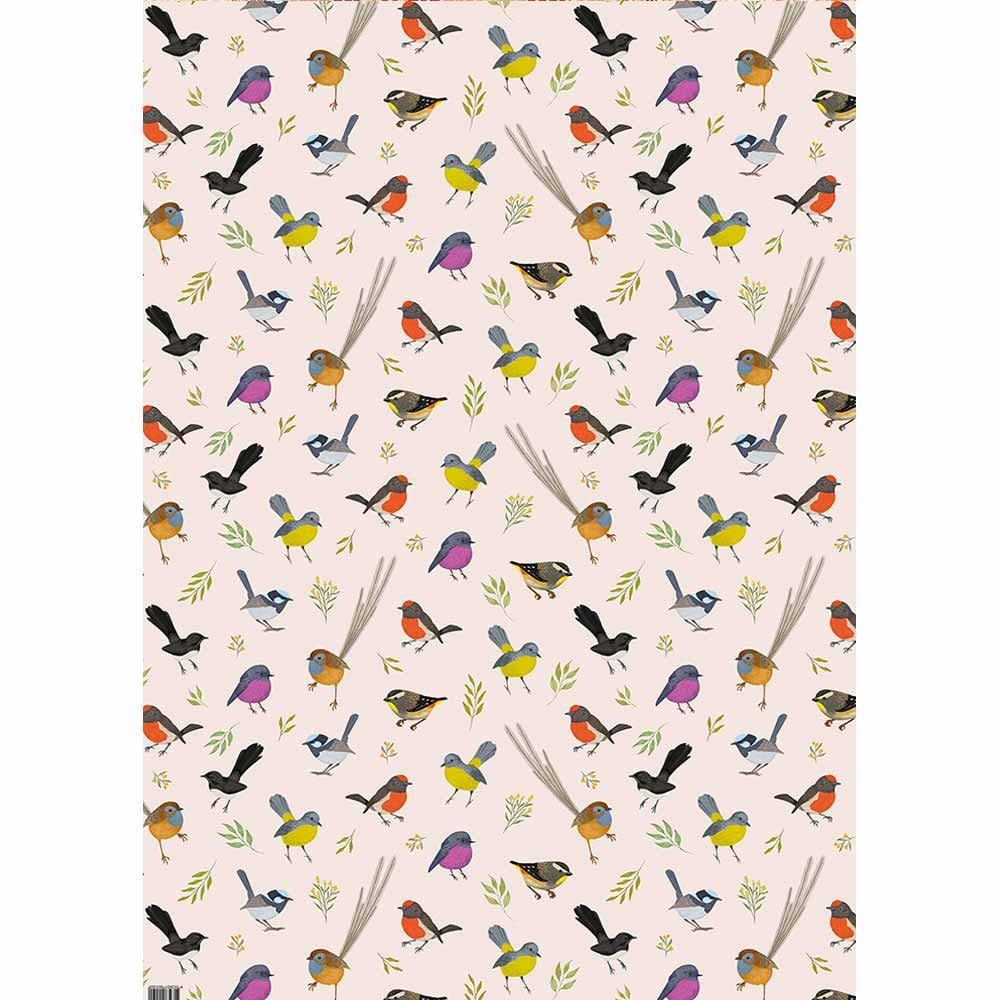 Earth Greetings Wrapping Paper - Little Birdies
