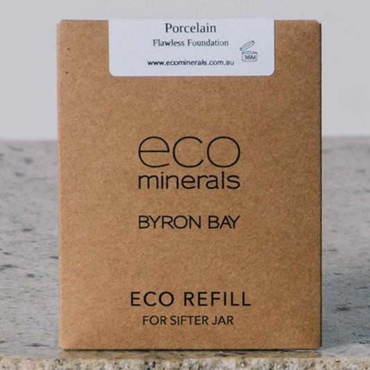 Eco minerals foundation 5g REFILL sachet - flawless porcelain