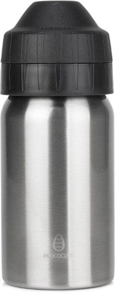 Ecococoon 350ml Brushed Silver Stainless Steel Water Bottle