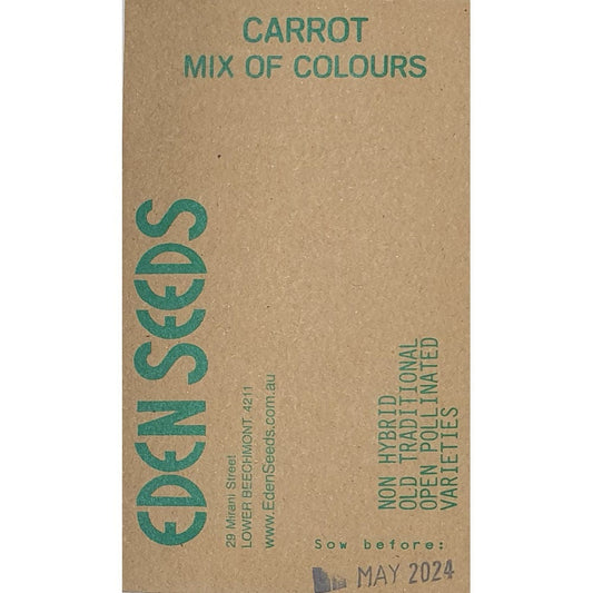 Eden Seeds - Carrot (Mix of colours)