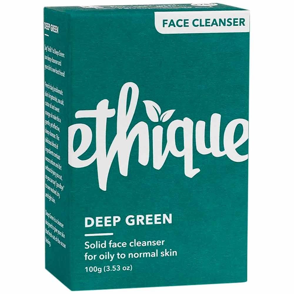 ETHIQUE Solid Face Cleanser Bar 100g - Deep Green