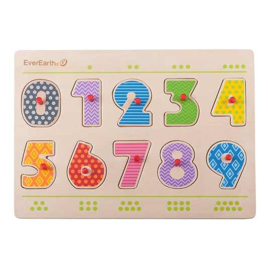 EverEarth Wooden Number Puzzle