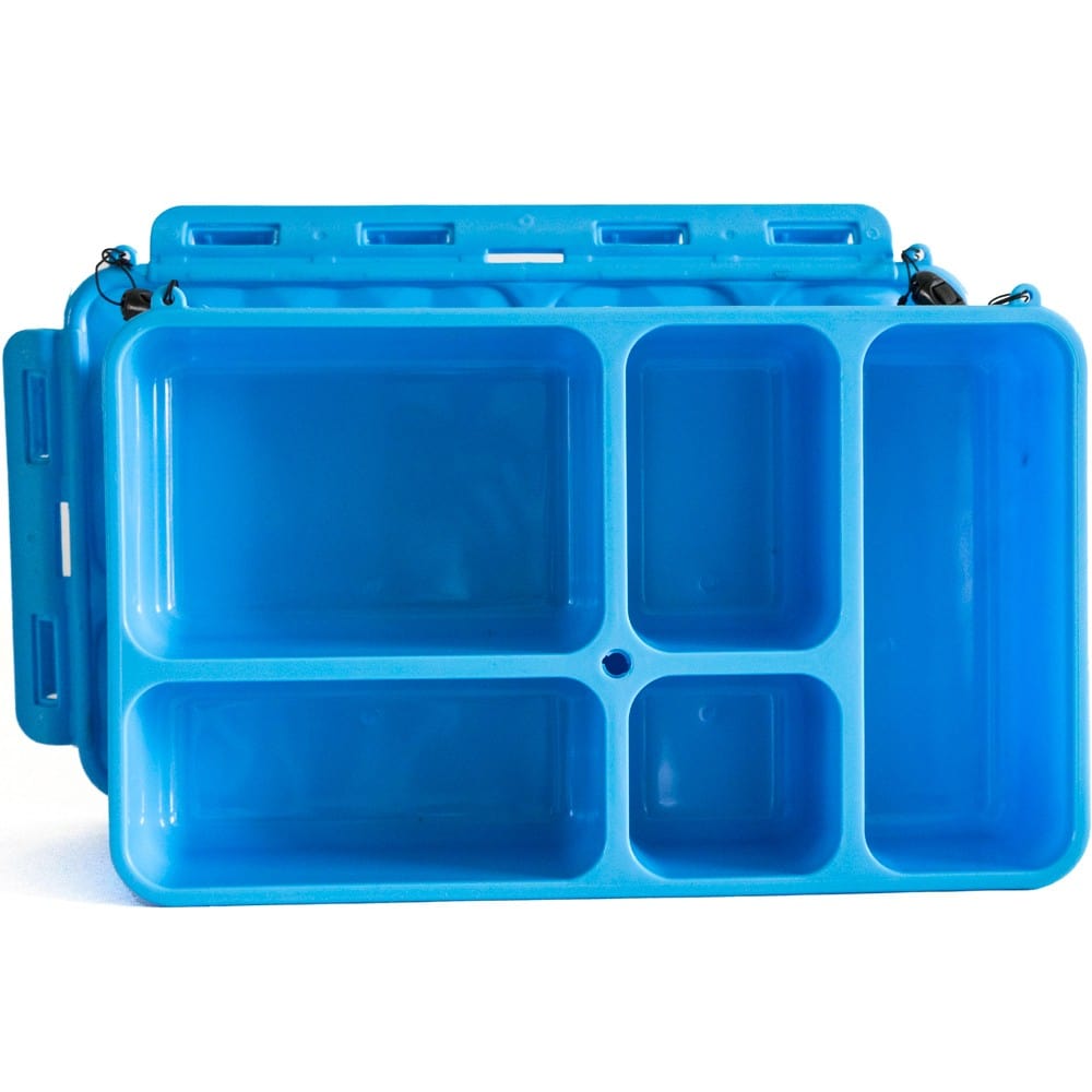 Go Green Snack Box 5 Compartment - Blue