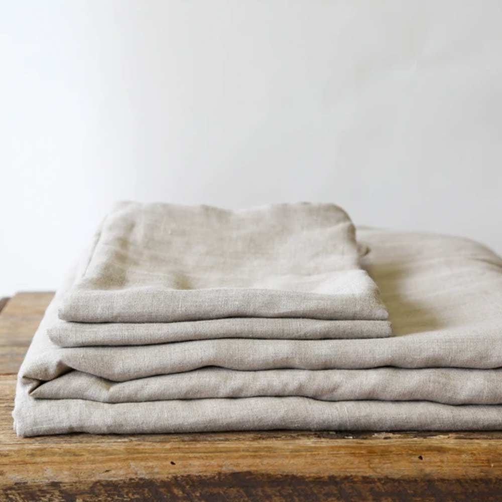 Hemp Gallery Rye Hemp Linen Quilt Set - Double