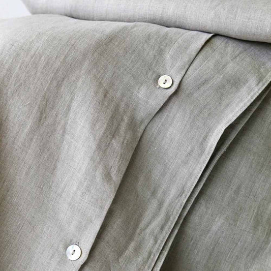 Hemp Gallery Rye Hemp Linen Quilt Set - King Single