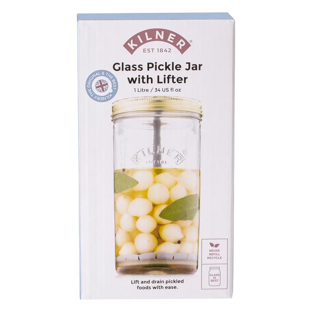 Kilner Pickle Jar with Lifter 1 Litre