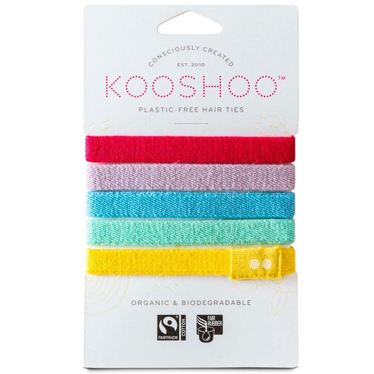 Kooshoo Organic Hairtie Pack - Rainbow