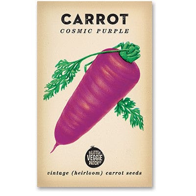 Little Veggie Patch Heirloom seeds - carrot cosmic purple