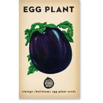 Little Veggie Patch Heirloom seeds - eggplant florida market