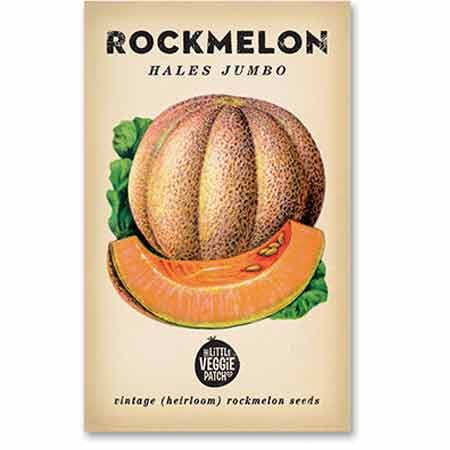 Little Veggie Patch Heirloom seeds - rockmelon hales jumbo