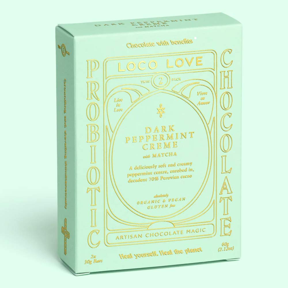 Loco Love Twin Pack 60g - Dark Peppermint Creme