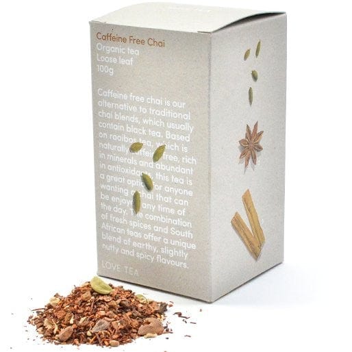 Love Tea Organic Loose Leaf Tea 100g - Caffeine Free Chai