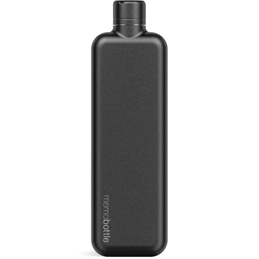 Memobottle SLIM Stainless Steel Bottle 600ml - Black