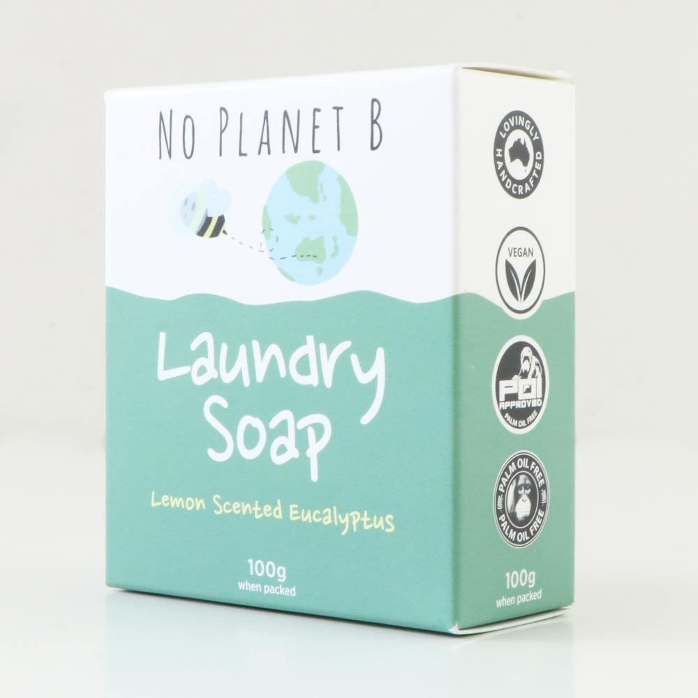 No Planet B Laundry Soap 100g - Lemon Scented Eucalyptus