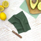 Organic Dyed Plant Based Sponge Dish Cloth 2pk - Forest