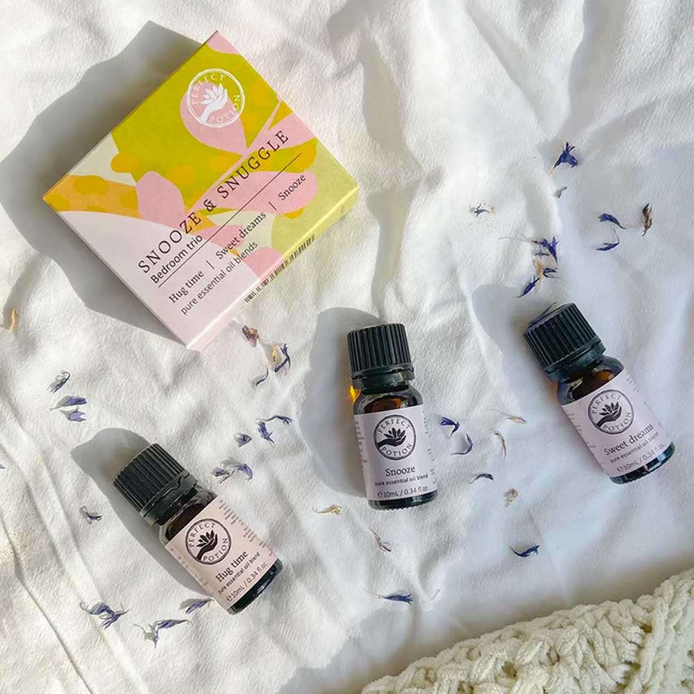Perfect Potion Essential Oil Blends Bedroom TRIO Snooze & Snuggle