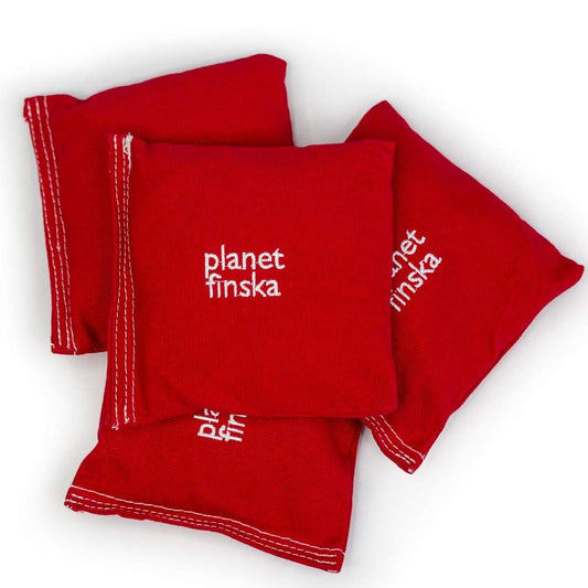 Planet Finska - Cornhole Bags Set 4 - Red