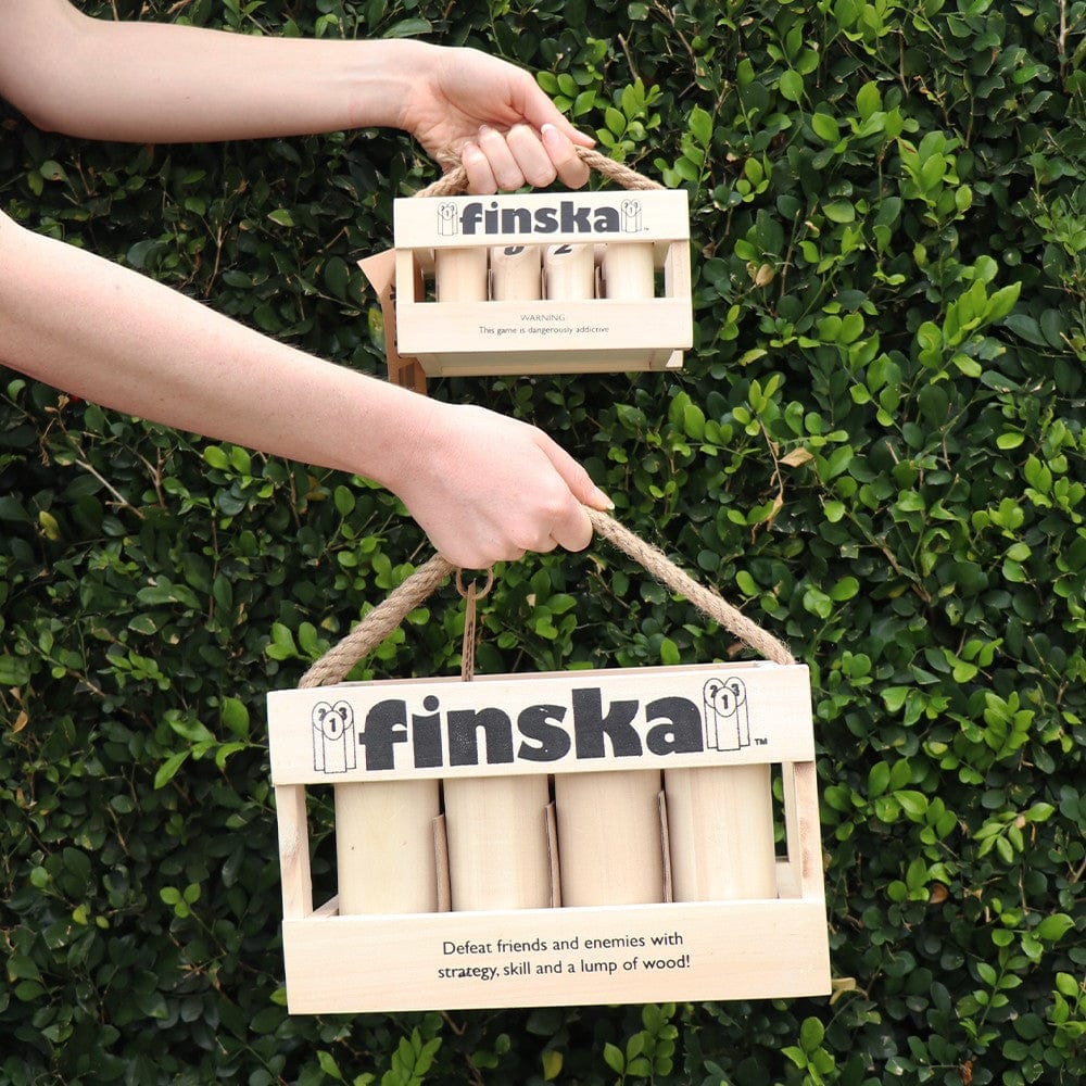 Planet Finska Wooden Tossing Game - Original Unvarnished