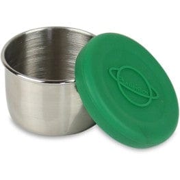 Planetbox Little Round Dipper With Green Silicone Lid