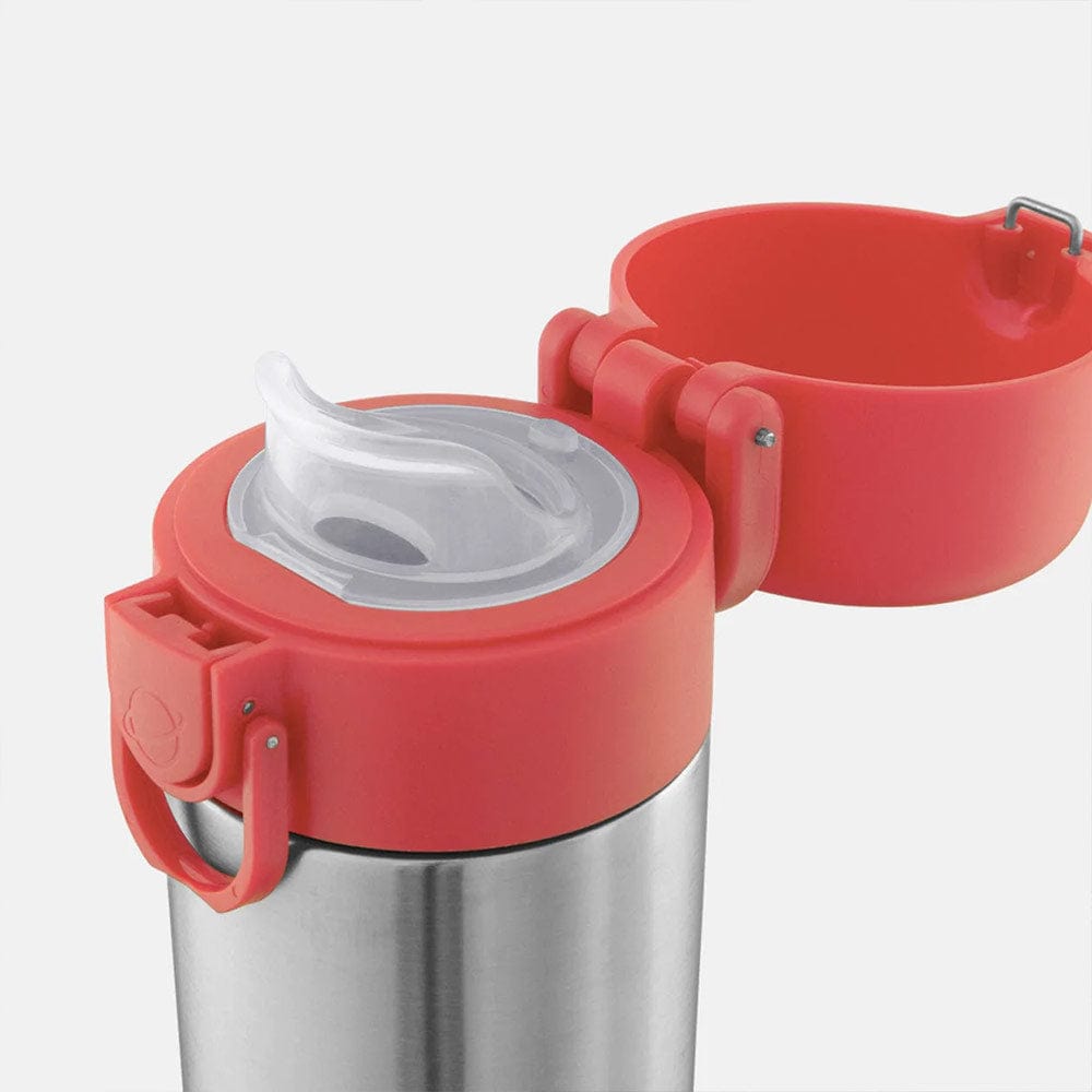 Planetbox Stainless Steel Pour Spout Water Bottle 12oz 355ml - Coral Reef