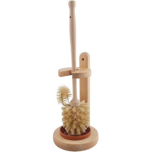 Redecker Beechwood Toilet Brush With Stand