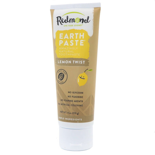 Redmond's Earthpaste Natural Toothpaste - Lemon Twist