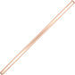 Rose Gold Stainless Steel Scratch Proof Safety Straw 8mm