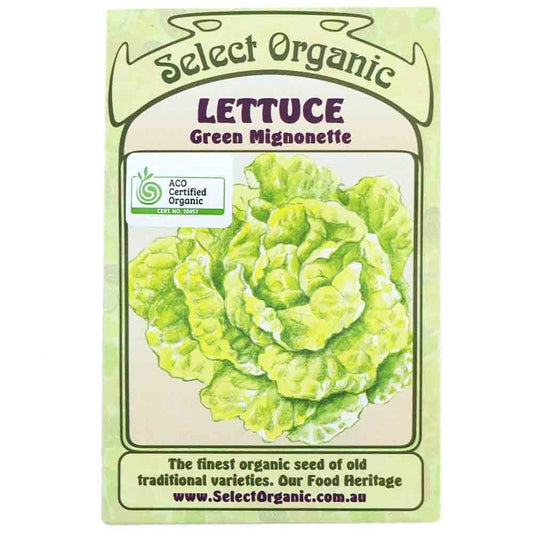 Select Organic Seeds - Green Mignonette Lettuce