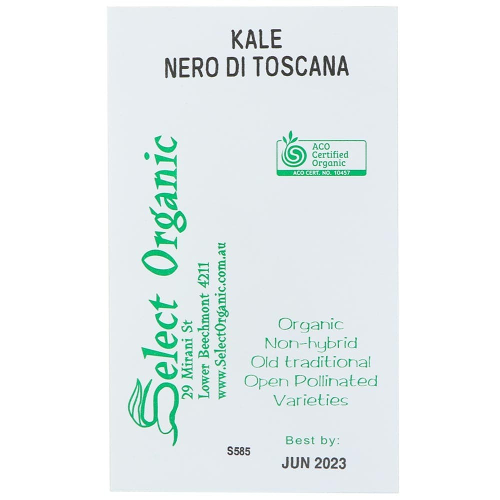 Select Organic Seeds - Nero Di Toscana Kale