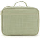 SoYoung Raw Linen Insulated Lunch Box - Little Hearts Sage