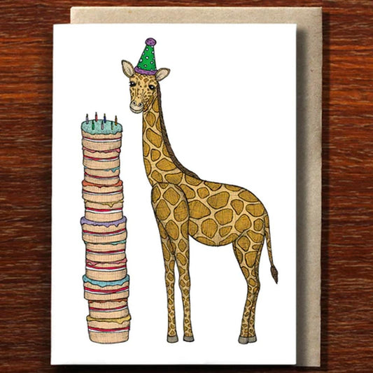 The Nonsense Maker Card - Happy Birthday Giraffe