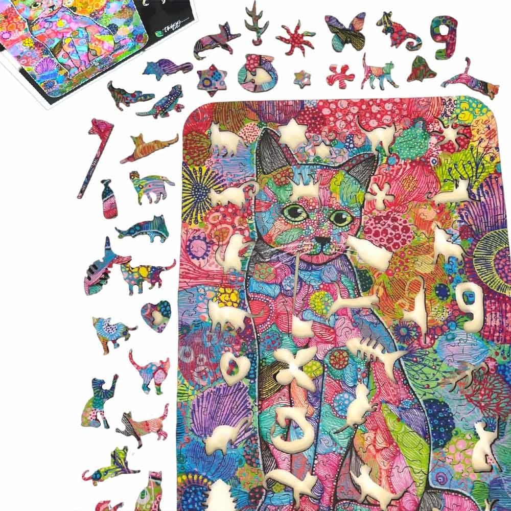 Twigg Puzzles Carefree Cat - 309 Piece