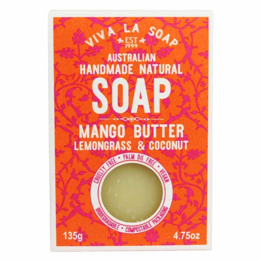 Viva La Body Mango Butter Lemongrass Coconut Soap 135g
