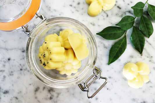 DIY Lemon, Grapefruit & Poppy Seed Bath Melts Recipe