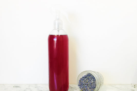DIY Lavender & Rosemary Vinegar Kitchen Cleaner