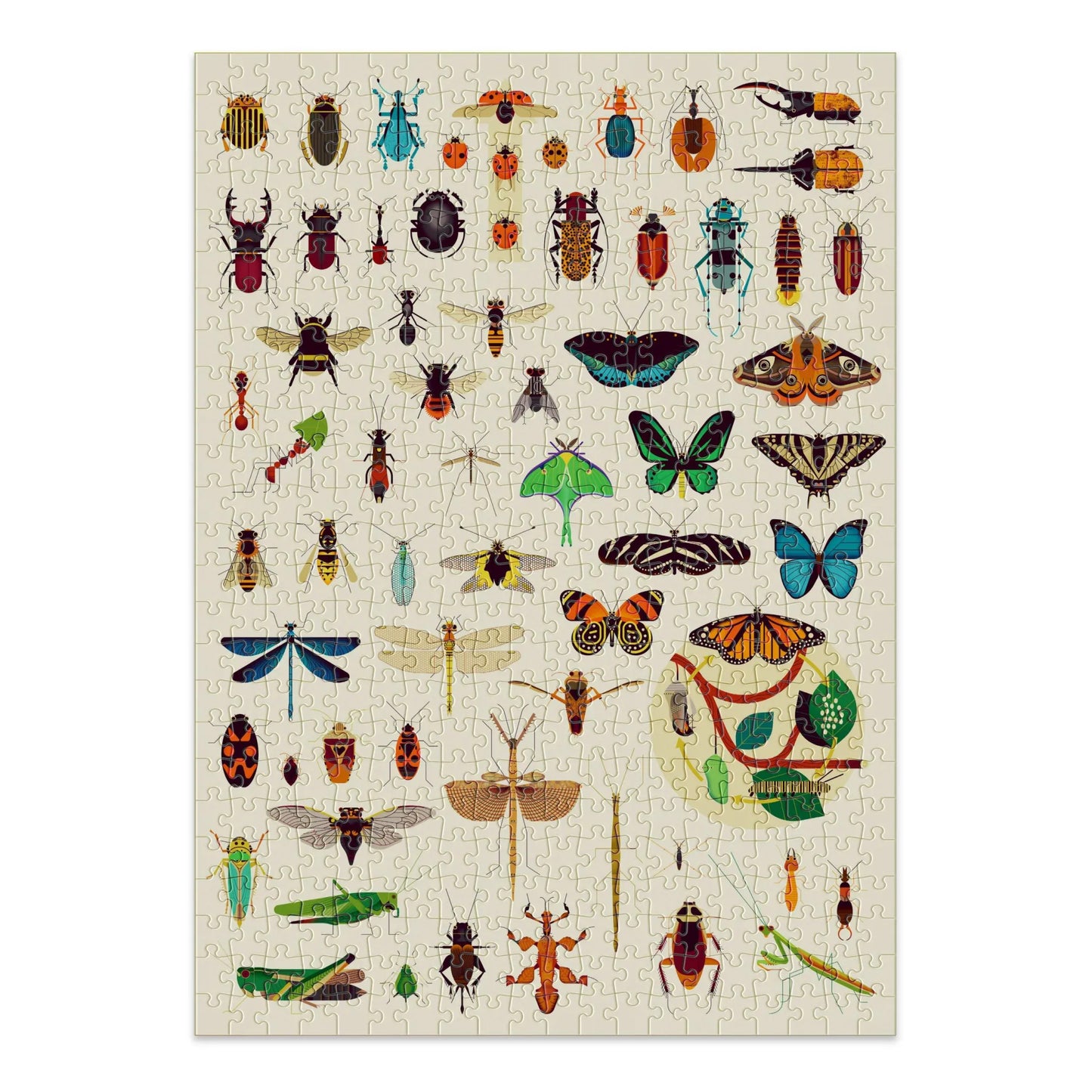 Poppik Discovery Jigsaw Puzzle 500 Piece - Insects