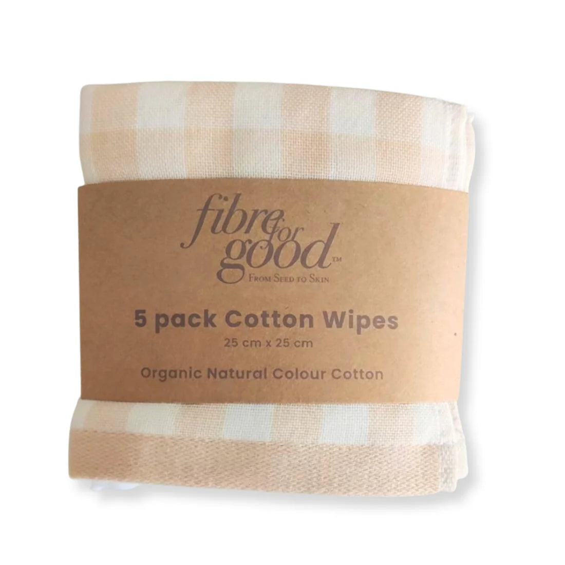 Fibre For Good Cotton Reusable Wipes 5pk