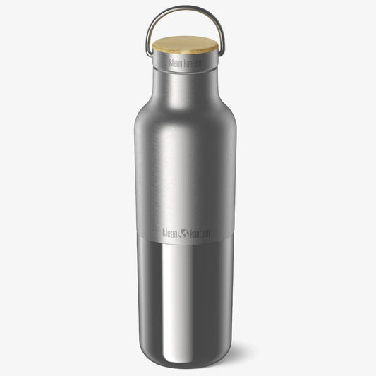 Klean Kanteen 20oz (592ml) Insulated Rise Reflect Bottle with Stainless Steel & Bamboo Lid