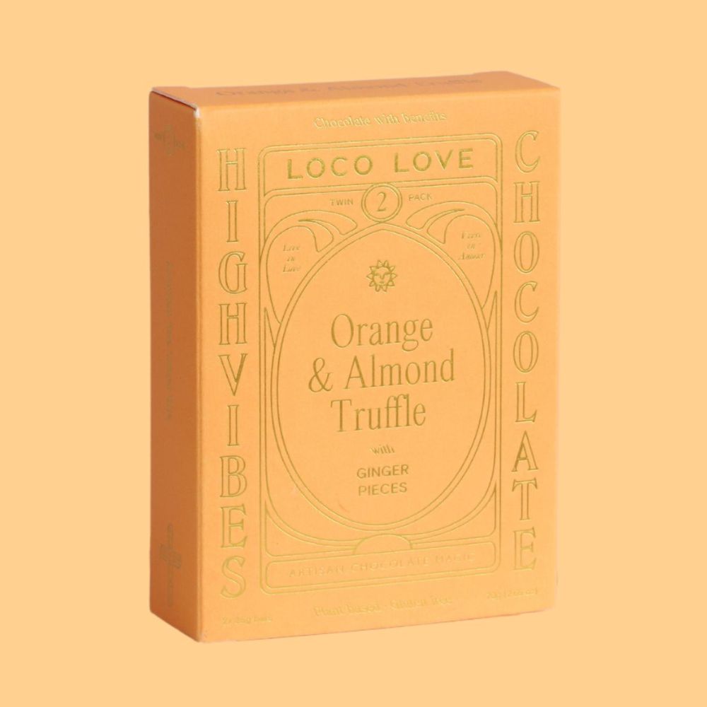 Loco Love Twin Pack 70g - Almond and Orange Truffle