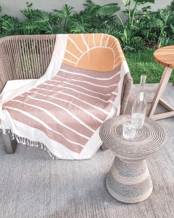 Sand Cloud Organic Cotton Beach Towel - Earth (93cm x 170cm)
