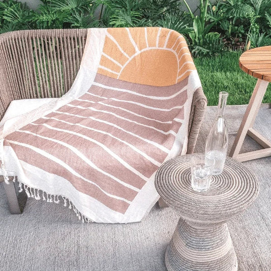 Sand Cloud Organic Cotton Beach Towel - Earth (93cm x 170cm)